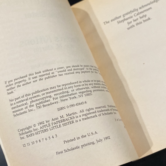 Baby-Sitters Little Sister #30: Karen’s Kittens by Ann M. Martin - Novel - Picture 5 of 6